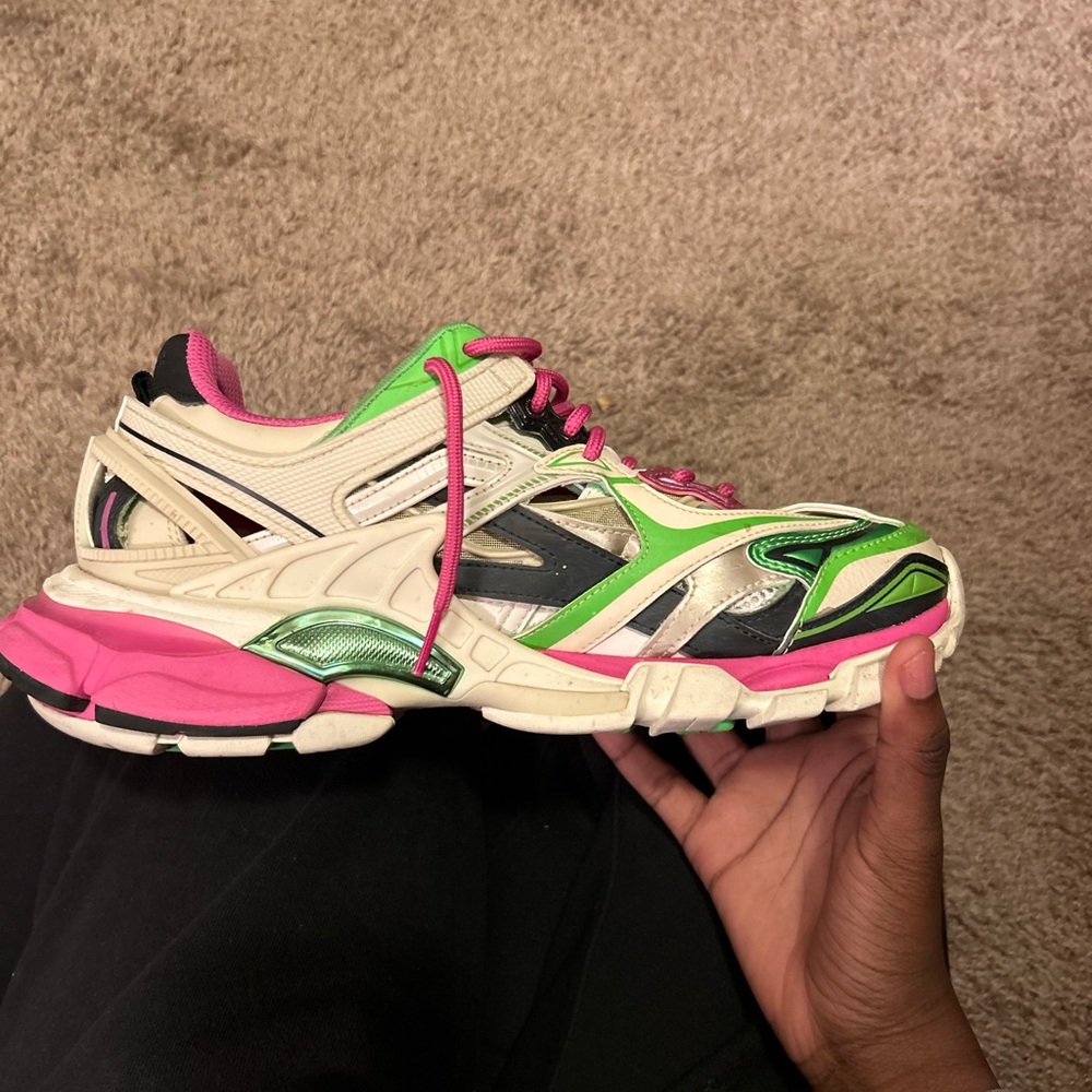 Balenciaga
Track leather trainers